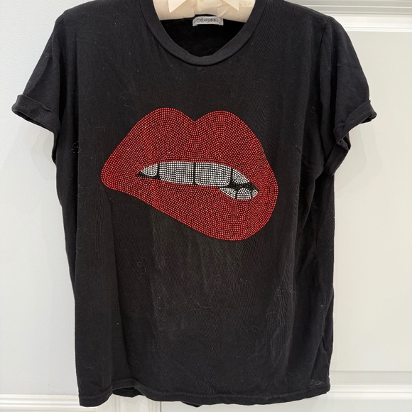 Lauren Moshi Edda Crystal Biting Lip - S / Black - Picture 5 of 9